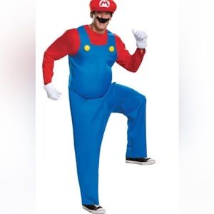 Super Mario Bros adult men’s costume.great cond. Used once for contest size XXL